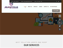 Tablet Screenshot of magnious.com